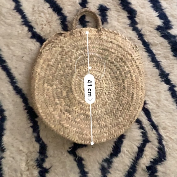 Large Round Market Bag - Picture 3 of 3